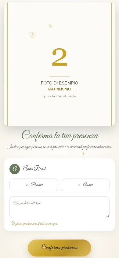 La conferma